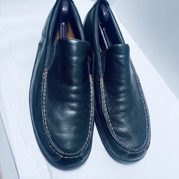 Cole Haan Tucker Venetian Mens 11.5M Black Leather Slip On Loafers C03557 main image 8